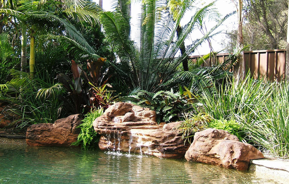 Summerset pool waterfall